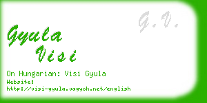 gyula visi business card